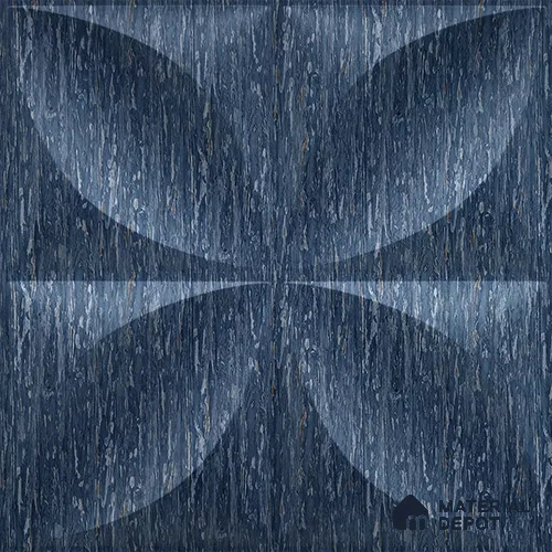 Blue Butterfly PVC Matte Finish 3D Wall Panel | 20 in x 20 in | Electric Blue - 15 mm | Suitable for Dining, Feature Wall & TV Unit | Width is Subjected to 5% Variation