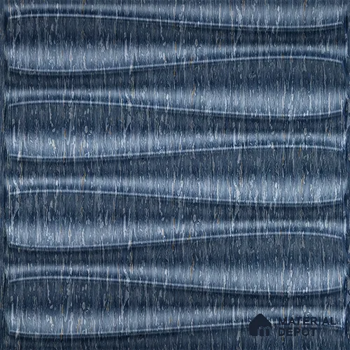 Blue Dune PVC Matte Finish 3D Wall Panel | 20 in x 20 in | Electric Blue - 15 mm | Suitable for Dining, Feature Wall & TV Unit | Width is Subjected to 5% Variation