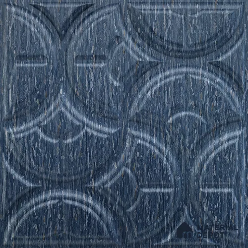 Blue Luna PVC Matte Finish 3D Wall Panel | 20 in x 20 in | Electric Blue - 15 mm | Suitable for Dining, Feature Wall & TV Unit | Width is Subjected to 5% Variation