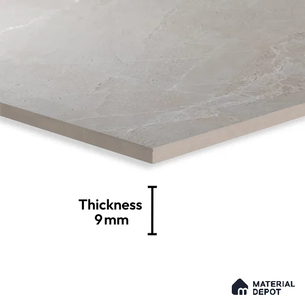TL 03510 Elegante Krystallo Beige 1800x1200 mm Carving Matte Finish Endless Vitrified Wall & Floor Tile - 9 mm | Adhesive and Spacers Must be Used During Installation