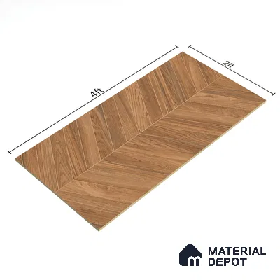 TL 03206 Elemento Brown 1200 x 600 mm Diamond Finish Vitrified Tile - 9 mm
