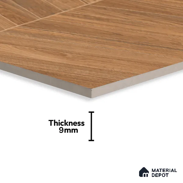 TL 03206 Elemento Brown 1200 x 600 mm Diamond Finish Vitrified Tile - 9 mm