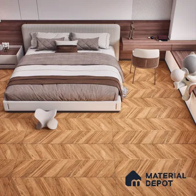 TL 03206 Elemento Brown 1200 x 600 mm Diamond Finish Vitrified Tile - 9 mm