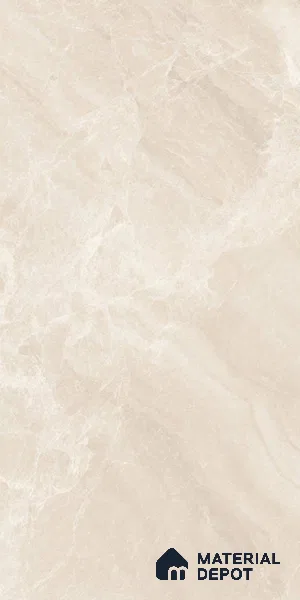 Marble Floor & Wall Tile TL 10130 Emperador Crema 4 ft x 2 ft Glossy Finish Vitrified Tile - 9 mm | 3 Random Design | Suitable for Living Room, Bedroom, Bathroom