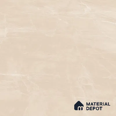 Budget Friendly Large Format Marble Floor Tile TL 04397 Endless Dover Crema Glossy Finish Vitrified Colorbody Tile - 15 mm | Suitable for Living Room, Bedroom, Office | Adhesive and Spacers Must be Used During Installation