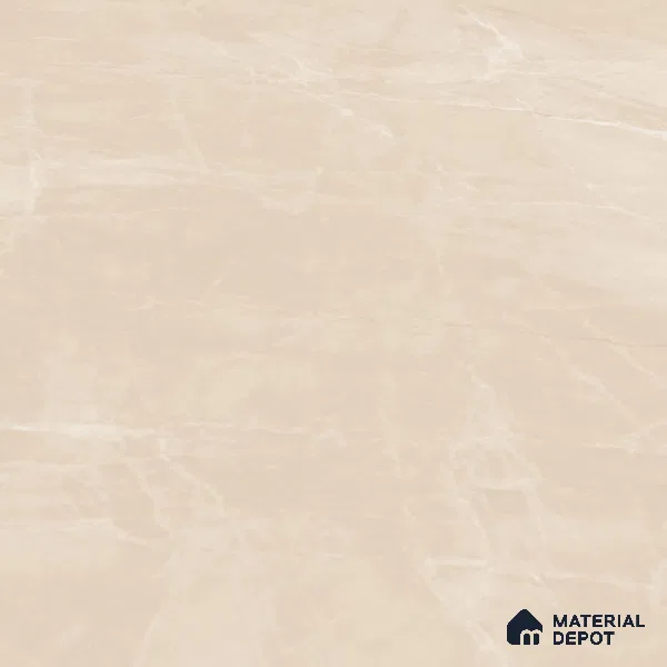 Budget Friendly Large Format Marble Floor Tile TL 04397 Endless Dover Crema Glossy Finish Vitrified Colorbody Tile - 15 mm | Suitable for Living Room, Bedroom, Office | Adhesive and Spacers Must be Used During Installation