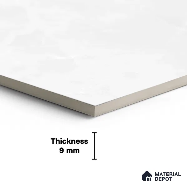 Large Format Endless Floor & Wall Tile TL 10575 Natural Onyx 8 ft x 4 ft Colour Body Vitrified Glossy Finish - 9 mm | Suitable for Living Room, Bedroom, Bathroom | Adhesive and Spacers Must be Used During Installation