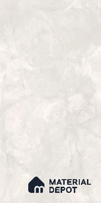 Large Format Endless Floor & Wall Tile TL 10576 Nivia Grey 8 ft x 4 ft Colour Body Vitrified Glossy Finish - 9 mm | Suitable for Living Room, Bedroom, Bathroom | Adhesive and Spacers Must be Used During Installation