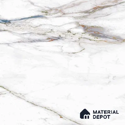 Large Format Endless Floor & Wall Tile TL 10574 Picasso Green 8 ft x 4 ft Colour Body Vitrified Glossy Finish - 9 mm | Suitable for Living Room, Bedroom, Bathroom | Adhesive and Spacers Must be Used During Installation