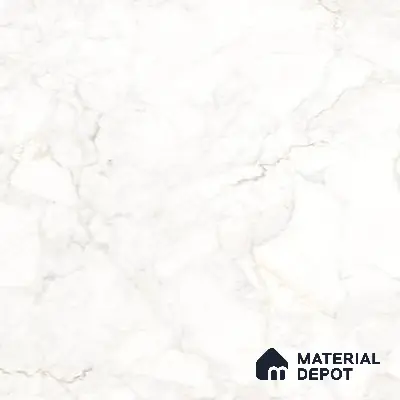 Large Format Endless Floor & Wall Tile TL 10584 Nura White 8 ft x 4 ft Colour Body Vitrified Matte Finish - 9 mm | Suitable for Living Room, Bedroom, Bathroom | Adhesive and Spacers Must be Used During Installation