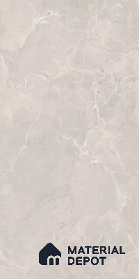 Large Format Endless Floor & Wall Tile TL 10581 Paradise Silver 8 ft x 4 ft Colour Body Vitrified Matte Finish - 9 mm | Suitable for Living Room, Bedroom, Bathroom | Adhesive and Spacers Must be Used During Installation
