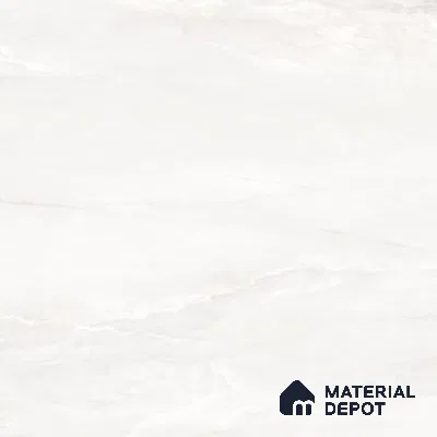 Large Format Endless Floor & Wall Tile TL 10582 Onyx Izola White 8 ft x 4 ft Colour Body Vitrified Matte Finish - 9 mm | Suitable for Living Room, Bedroom, Bathroom | Adhesive and Spacers Must be Used During Installation