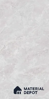 Large Format Endless Floor & Wall Tile TL 10585 Vega Silver 8 ft x 4 ft Colour Body Vitrified Matte Finish - 9 mm | Suitable for Living Room, Bedroom, Bathroom | Adhesive and Spacers Must be Used During Installation