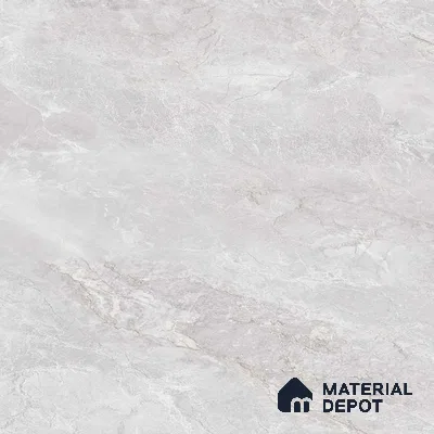 Large Format Endless Floor & Wall Tile TL 10585 Vega Silver 8 ft x 4 ft Colour Body Vitrified Matte Finish - 9 mm | Suitable for Living Room, Bedroom, Bathroom | Adhesive and Spacers Must be Used During Installation