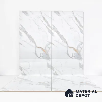 Endless Floor & Wall Tile TL 06278  Highnote Blue 4 ft x 2 ft Vitrified Glossy Finish - 9 mm (Random Design 4) | Suitable for Living Room, Bedroom, Bathroom & Kitchen (Sample)