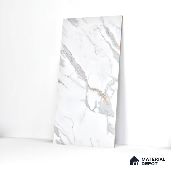 Endless Floor & Wall Tile TL 06278  Highnote Blue 4 ft x 2 ft Vitrified Glossy Finish - 9 mm (Random Design 4) | Suitable for Living Room, Bedroom, Bathroom & Kitchen (Sample)
