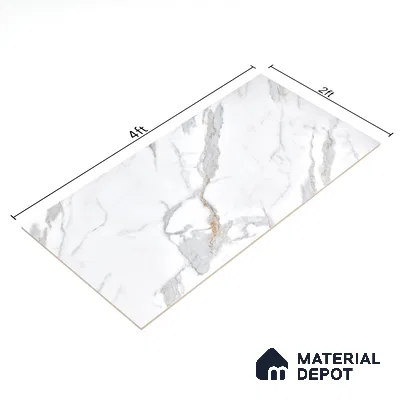 Endless Floor & Wall Tile TL 06278  Highnote Blue 4 ft x 2 ft Vitrified Glossy Finish - 9 mm (Random Design 4) | Suitable for Living Room, Bedroom, Bathroom & Kitchen (Sample)