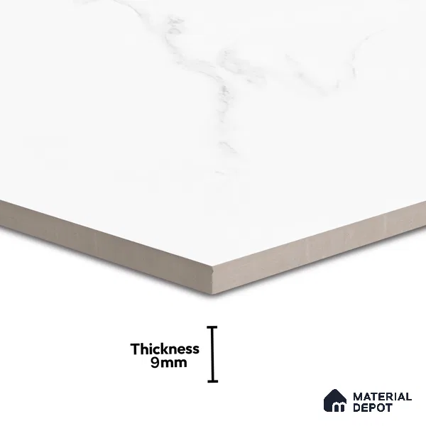 Endless Floor & Wall Tile TL 06259 Ceaseless Marble Wonder 4 ft x 2 ft Vitrified Matte Finish - 9 mm (Random Design 4) | Suitable for Living Room,Bedroom,Bathroom & Kitchen (Sample)