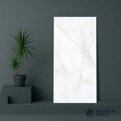 Endless Floor & Wall Tile TL 06279  Mint Bloom 4 ft x 2 ft Vitrified Glossy Finish - 9 mm (Random Design 4) | Suitable for Living Room, Bedroom, Bathroom & Kitchen