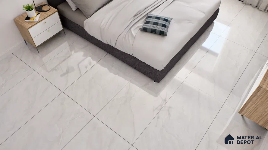 Endless Floor & Wall Tile TL 06279  Mint Bloom 4 ft x 2 ft Vitrified Glossy Finish - 9 mm (Random Design 4) | Suitable for Living Room, Bedroom, Bathroom & Kitchen
