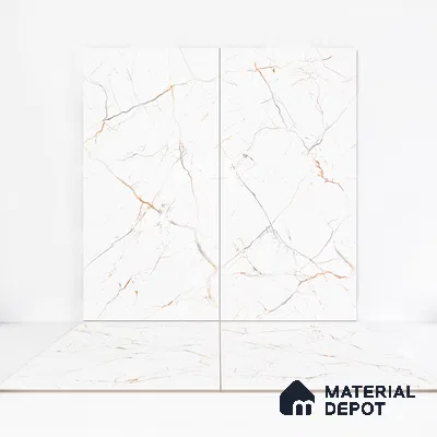 Endless Floor & Wall Tile TL 06260 Ceaseless Pure Shard 4 ft x 2 ft Vitrified Matte Finish - 9 mm (Random Design 4) | Suitable for Living Room, Bedroom, Bathroom & Kitchen (Sample)