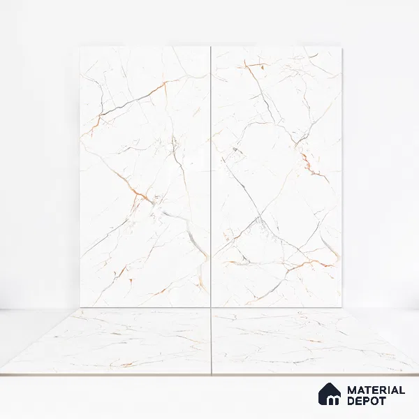 Endless Floor & Wall Tile TL 06260 Ceaseless Pure Shard 4 ft x 2 ft Vitrified Matte Finish - 9 mm (Random Design 4) | Suitable for Living Room, Bedroom, Bathroom & Kitchen (Sample)