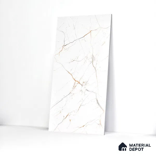 Endless Floor & Wall Tile TL 06260 Ceaseless Pure Shard 4 ft x 2 ft Vitrified Matte Finish - 9 mm (Random Design 4) | Suitable for Living Room, Bedroom, Bathroom & Kitchen (Sample)