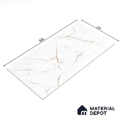 Endless Floor & Wall Tile TL 06260 Ceaseless Pure Shard 4 ft x 2 ft Vitrified Matte Finish - 9 mm (Random Design 4) | Suitable for Living Room, Bedroom, Bathroom & Kitchen (Sample)