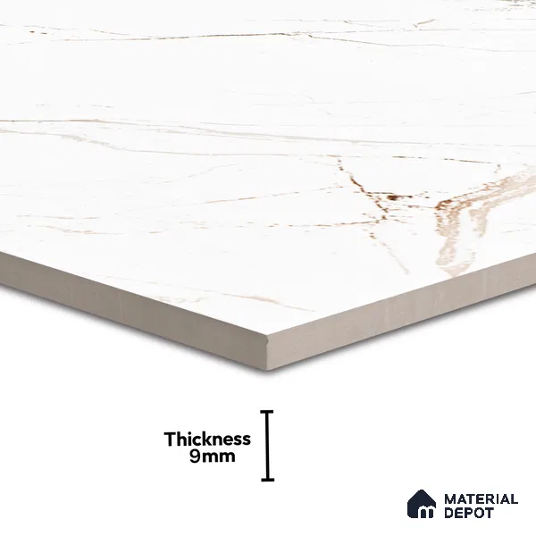 Endless Floor & Wall Tile TL 06260 Ceaseless Pure Shard 4 ft x 2 ft Vitrified Matte Finish - 9 mm (Random Design 4) | Suitable for Living Room, Bedroom, Bathroom & Kitchen (Sample)