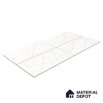 Endless Floor & Wall Tile TL 06260 Ceaseless Pure Shard 4 ft x 2 ft Vitrified Matte Finish - 9 mm (Random Design 4) | Suitable for Living Room, Bedroom, Bathroom & Kitchen (Sample)