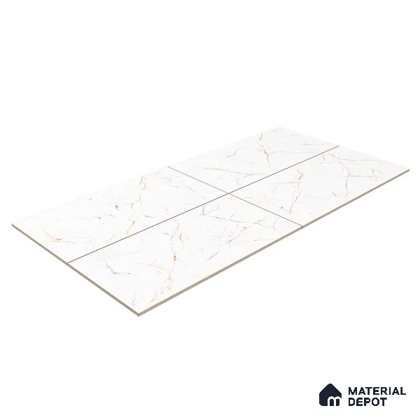 Endless Floor & Wall Tile TL 06260 Ceaseless Pure Shard 4 ft x 2 ft Vitrified Matte Finish - 9 mm (Random Design 4) | Suitable for Living Room, Bedroom, Bathroom & Kitchen (Sample)