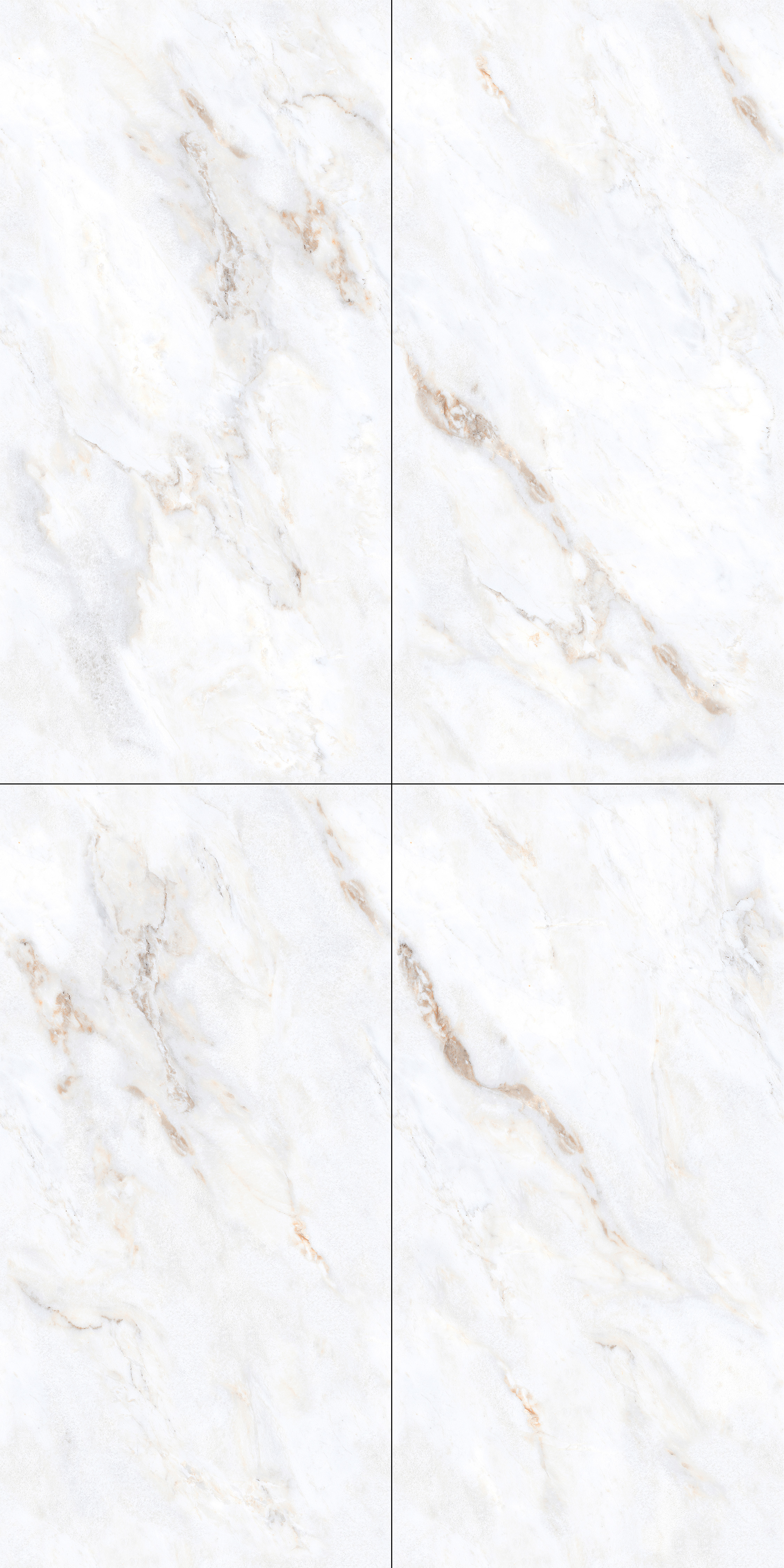 Endless Floor & Wall Tile TL 06280  Swista Snow 4 ft x 2 ft Vitrified Glossy Finish - 9 mm (Random Design 4) | Suitable for Living Room, Bedroom, Bathroom & Kitchen (Sample)