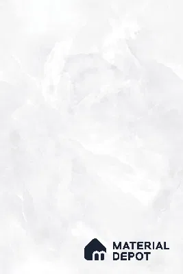 Endless Marble Floor & Wall Tile TL 06619 White Onyx 6 ft x 4 ft Glossy Finish Vitrified Large Format Tile - 9 mm | 3 Random Design | Suitable for Living Room, Bedroom, Bathroom | Adhesive and Spacers Must be Used During Installation (Sample)