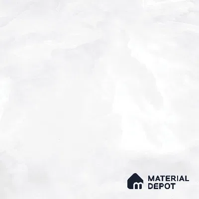 Endless Marble Floor & Wall Tile TL 06619 White Onyx 6 ft x 4 ft Glossy Finish Vitrified Large Format Tile - 9 mm | 3 Random Design | Suitable for Living Room, Bedroom, Bathroom | Adhesive and Spacers Must be Used During Installation (Sample)