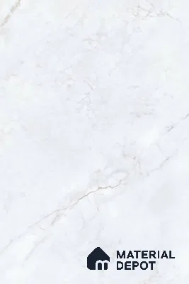 Endless Marble Wall & Floor Tile TL 06620 Snow Ice 6 ft x 4 ft Glossy Finish Vitrified Large Format Tile - 9 mm | 2 Random Design | Suitable for Living Room, Bedroom, Bathroom | Adhesive and Spacers Must be Used During Installation (Sample)