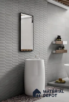 TL 01215 Endless Natural Channel 1200x300 mm GVT Abstract Look Tile (Sample)