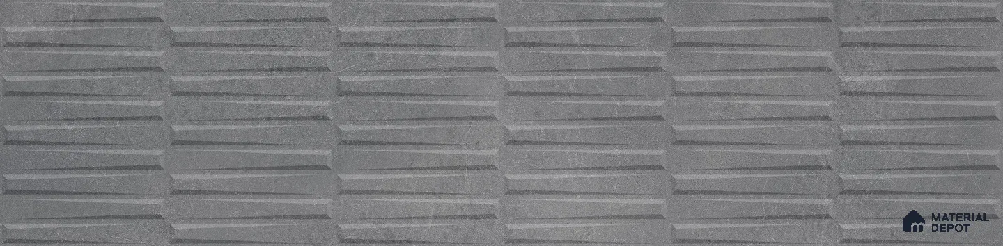 TL 01217 Endless Nero Channel 1200x300 mm GVT Abstract Look Tile - 9 mm