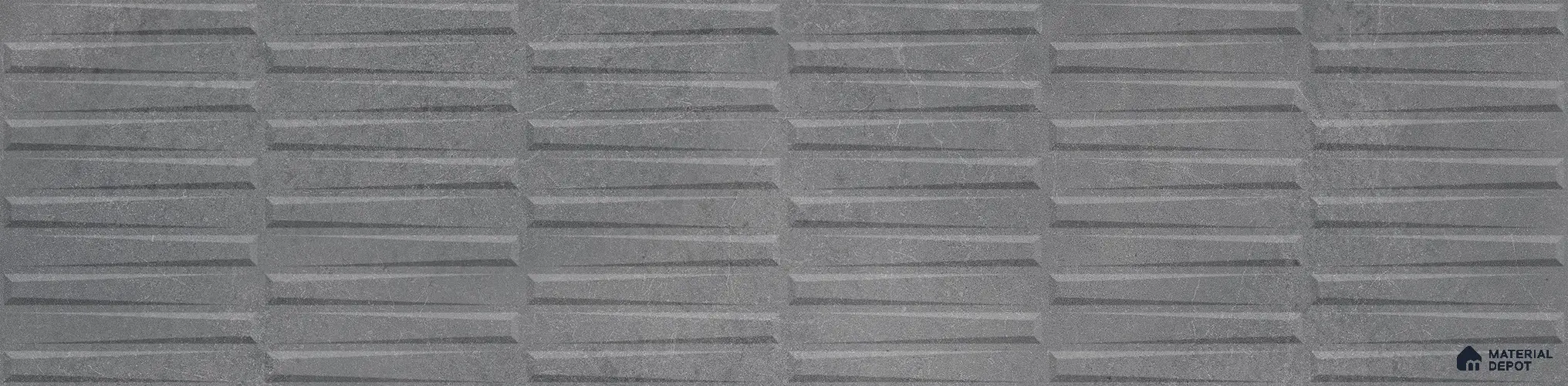 TL 01217 Endless Nero Channel 1200x300 mm GVT Abstract Look Tile - 9 mm