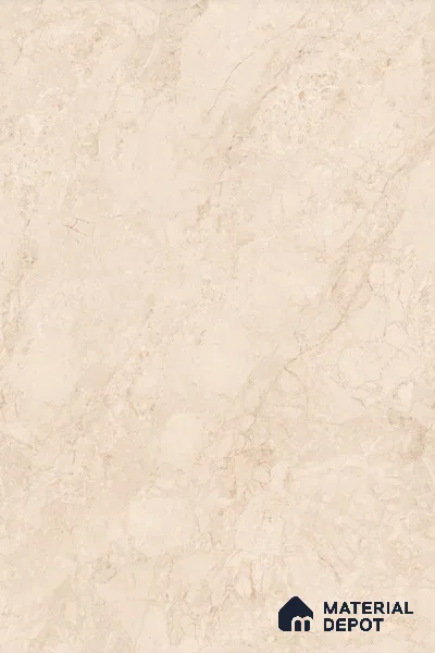 Budget Friendly Large Format Marble Floor Tile TL 04398 Endless Nicole Beige Glossy Finish Vitrified Colorbody Tile - 15 mm | Suitable for Living Room, Bedroom, Office | Adhesive and Spacers Must be Used During Installation