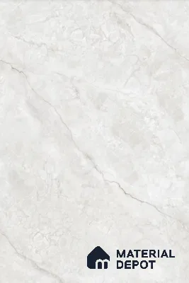 Large Format Marble Floor Tile TL 04405 Endless Prisma White Glossy Finish Vitrified Colorbody Tile - 15 mm | Suitable for Living Room, Bedroom, Office | Adhesive and Spacers Must be Used During Installation