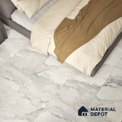 Endless Wall & Floor Tile TL 06207 Endura Alpine Cream 4 ft x 2 ft Vitrified Matte Finish - 9 mm (Random Design 4) | Suitable for Living Room,Bedroom,Bathroom & Kitchen