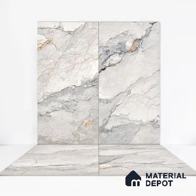 Endless Wall & Floor Tile TL 06207 Endura Alpine Cream 4 ft x 2 ft Vitrified Matte Finish - 9 mm (Random Design 4) | Suitable for Living Room,Bedroom,Bathroom & Kitchen