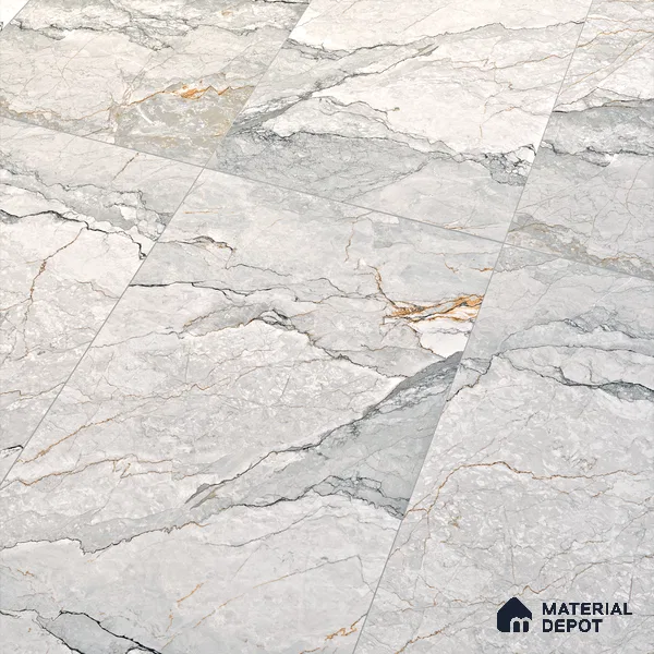 Endless Wall & Floor Tile TL 06207 Endura Alpine Cream 4 ft x 2 ft Vitrified Matte Finish - 9 mm (Random Design 4) | Suitable for Living Room,Bedroom,Bathroom & Kitchen