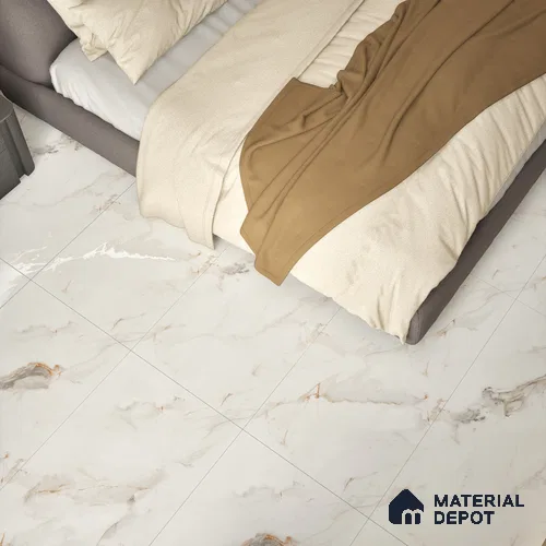 Endless Wall & Floor Tile TL 06208 Endura Arctic Pearl 4 ft x 2 ft Vitrified Matte Finish - 9 mm (Random Design 4) | Suitable for Living Room,Bedroom,Bathroom & Kitchen