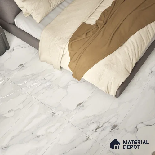 Endless Wall & Floor Tile TL 06211 Endura Azure Whisper 4 ft x 2 ft Vitrified Matte Finish - 9 mm (Random Design 4) | Suitable for Living Room, Bedroom, Bathroom & Kitchen