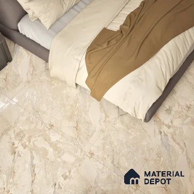 Endless Wall & Floor Tile TL 06209 Endura Desert Sand 4 ft x 2 ft Vitrified Matte Finish - 9 mm (Random Design 4) | Suitable for Living Room, Bedroom, Bathroom & Kitchen (Sample)