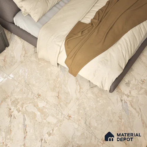 Endless Wall & Floor Tile TL 06209 Endura Desert Sand 4 ft x 2 ft Vitrified Matte Finish - 9 mm (Random Design 4) | Suitable for Living Room, Bedroom, Bathroom & Kitchen