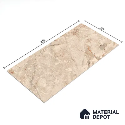 Endless Wall & Floor Tile TL 06209 Endura Desert Sand 4 ft x 2 ft Vitrified Matte Finish - 9 mm (Random Design 4) | Suitable for Living Room, Bedroom, Bathroom & Kitchen (Sample)