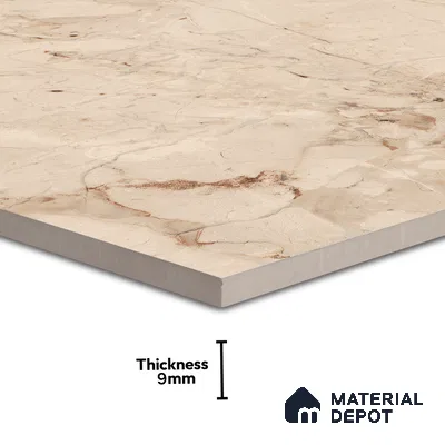 Endless Wall & Floor Tile TL 06209 Endura Desert Sand 4 ft x 2 ft Vitrified Matte Finish - 9 mm (Random Design 4) | Suitable for Living Room, Bedroom, Bathroom & Kitchen (Sample)