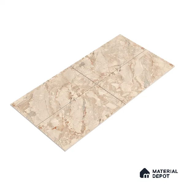 Endless Wall & Floor Tile TL 06209 Endura Desert Sand 4 ft x 2 ft Vitrified Matte Finish - 9 mm (Random Design 4) | Suitable for Living Room, Bedroom, Bathroom & Kitchen (Sample)